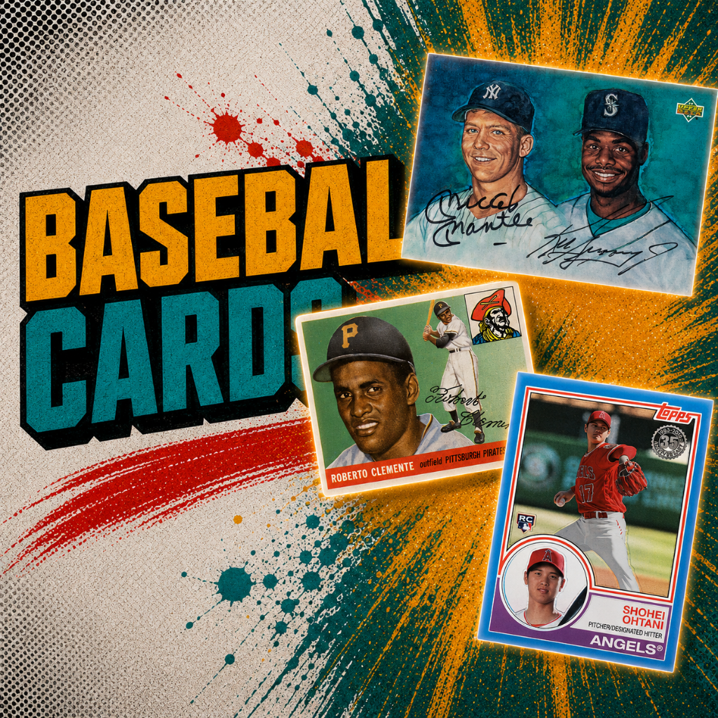 Baseball cards, rookie cards, autographs, sealed packs, and collectible baseball card products available from CardCore Kai