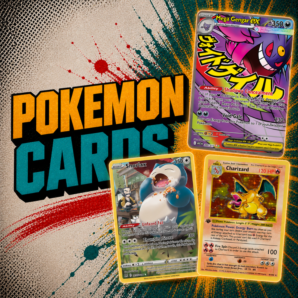 Pokémon trading cards and collectibles available from CardCore Kai