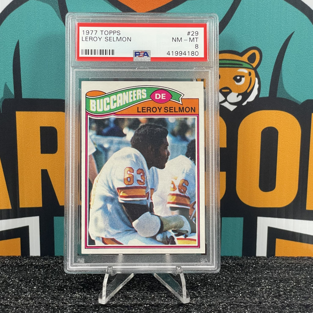 1977 Topps Leroy Selmon #29 RC PSA 8 Tampa Bay Buccaneers Rookie Card