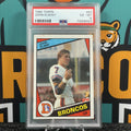 1984 Topps John Elway #63 RC PSA 6 Denver Broncos Rookie Card