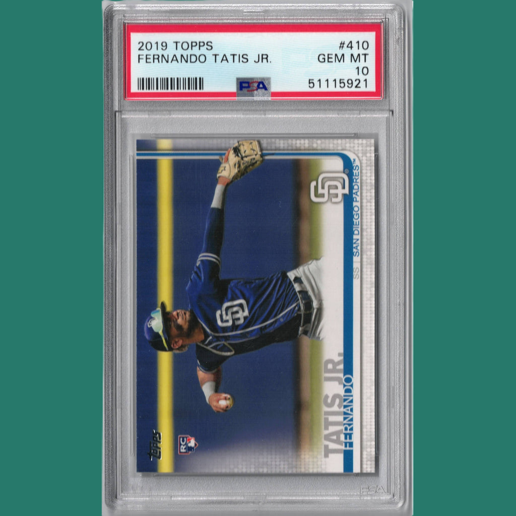 2019 Topps Fernando Tatis Jr. Rookie Card PSA 10