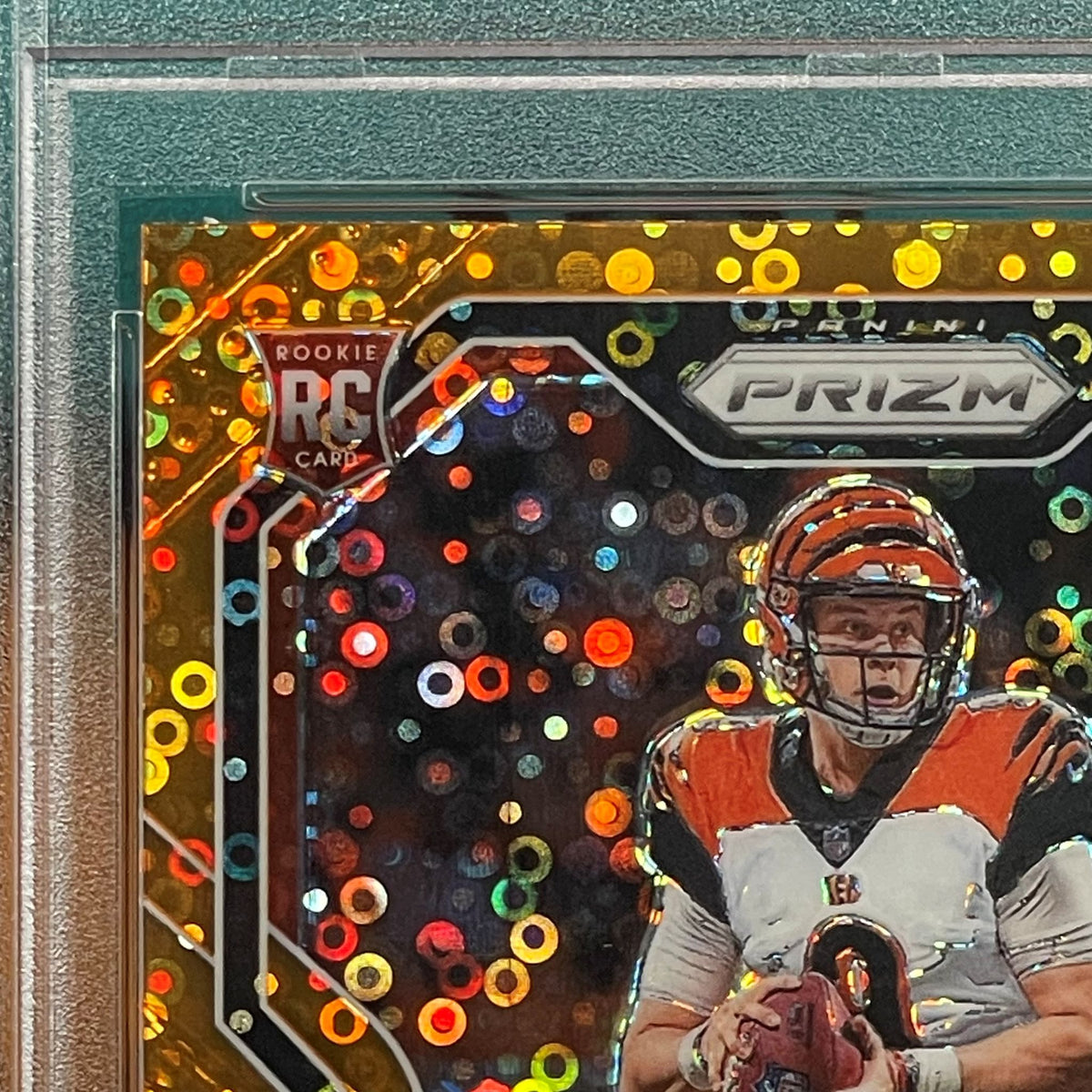 2020 Panini Prizm Joe Burrow Disco Prizm #307 RC PSA 10 Cincinnati Bengals Rookie Card
