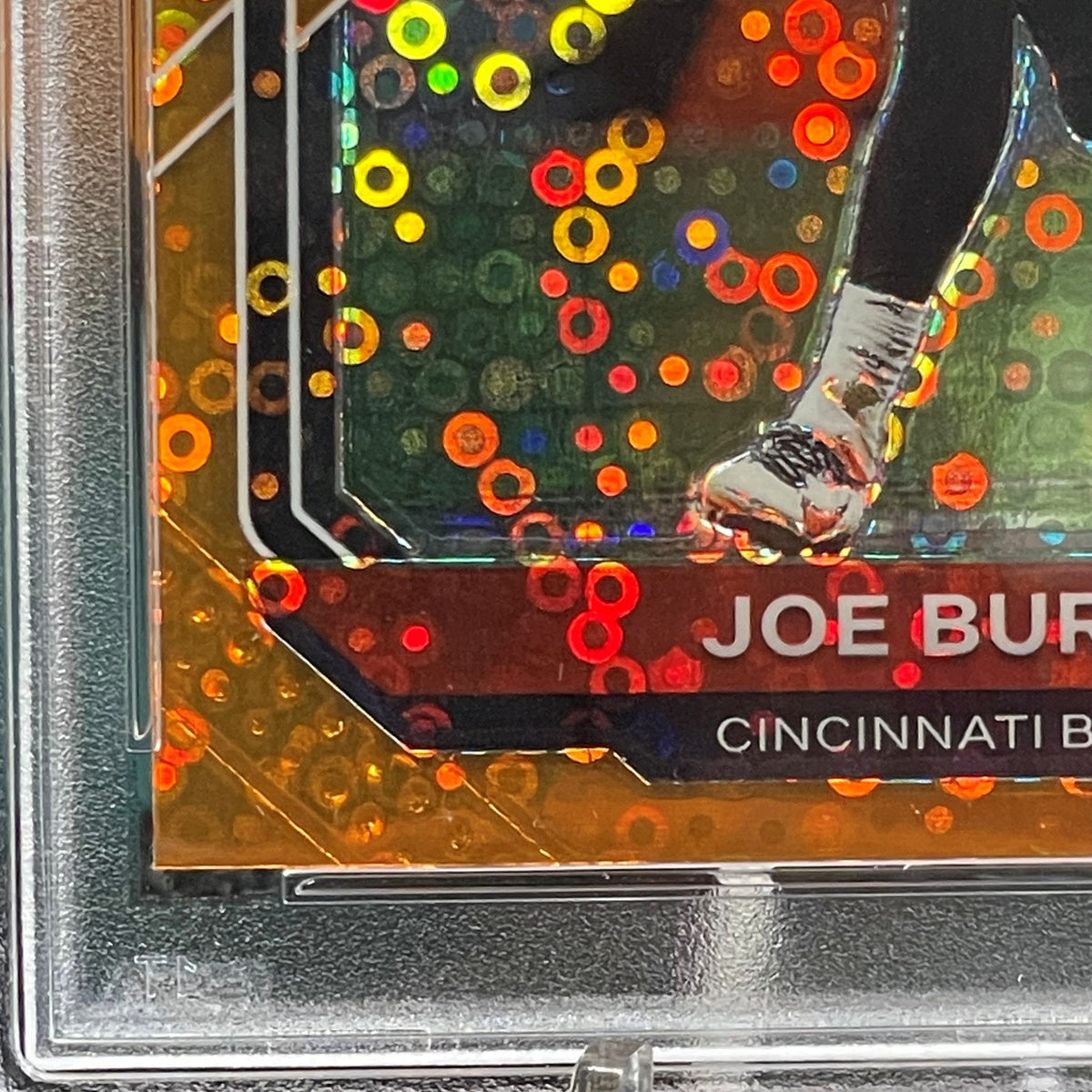2020 Panini Prizm Joe Burrow Disco Prizm #307 RC PSA 10 Cincinnati Bengals Rookie Card