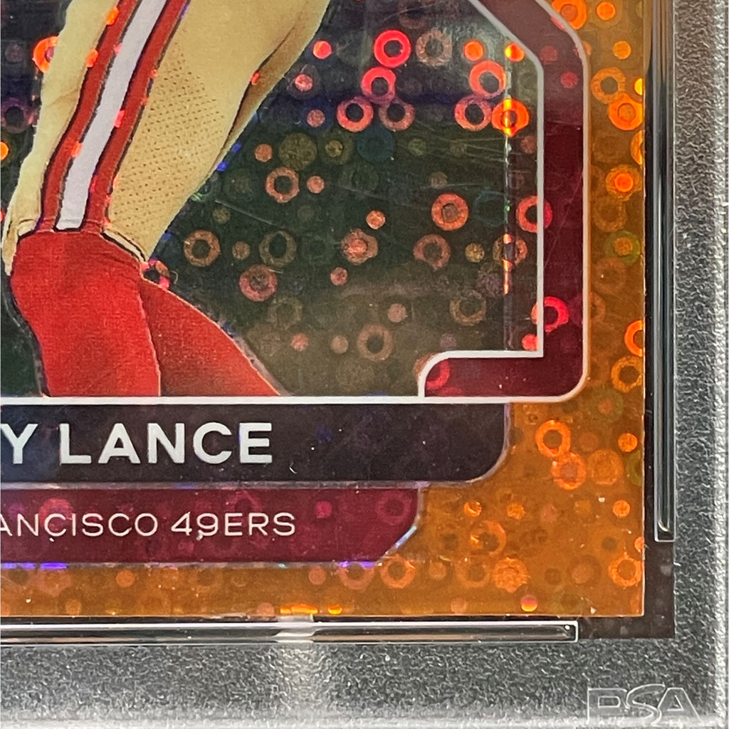 2021 Panini Prizm Trey Lance Disco Prizm #333 RC PSA 10 San Francisco 49ers Rookie Card