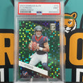 2023 Donruss Elite CJ Stroud Green Disco #112 RC PSA 9 Houston Texans Rookie Card