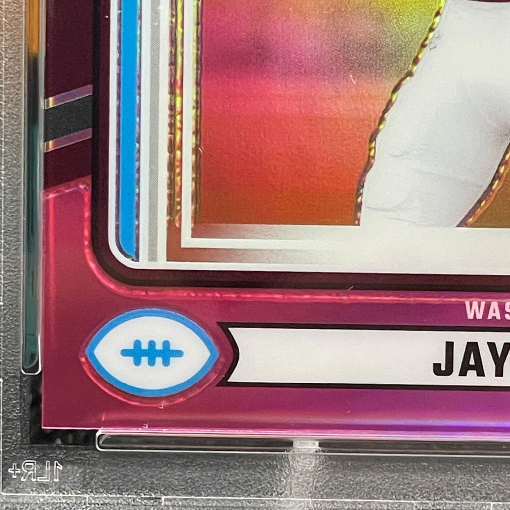 2024 Donruss Jayden Daniels Optic Preview Pink Parallel #389 RC PSA 10 Washington Commanders Rookie Card