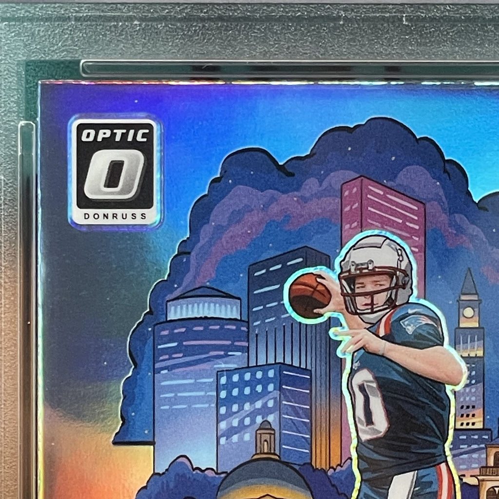 2024 Donruss Optic Drake Maye SSP Uptown Insert #4 RC PSA 10 New England Patriots Rookie Card