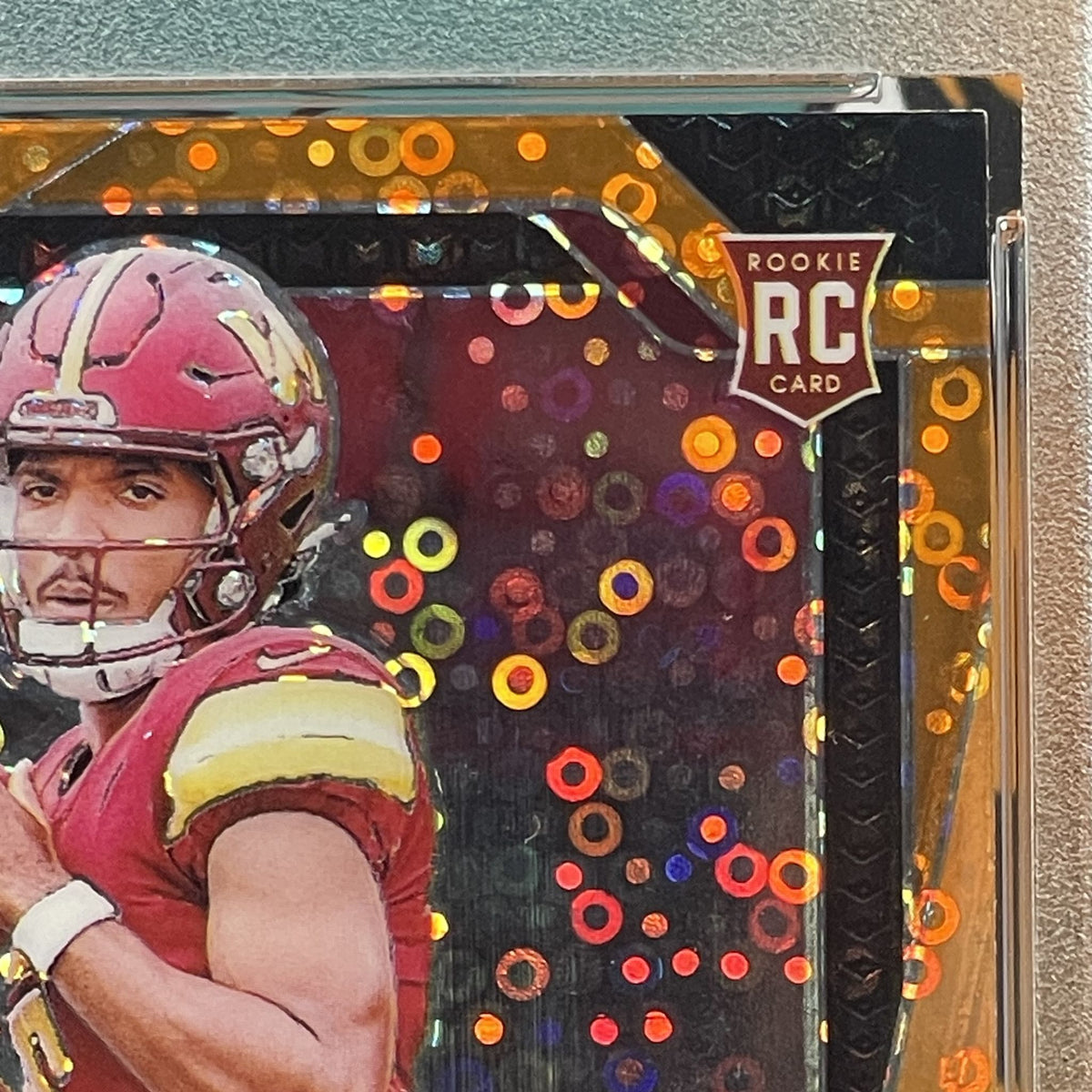 2024 Panini Prizm Jayden Daniels Orange Disco Prizm Parallel #347 RC PSA 10 Washington Commanders Rookie Card