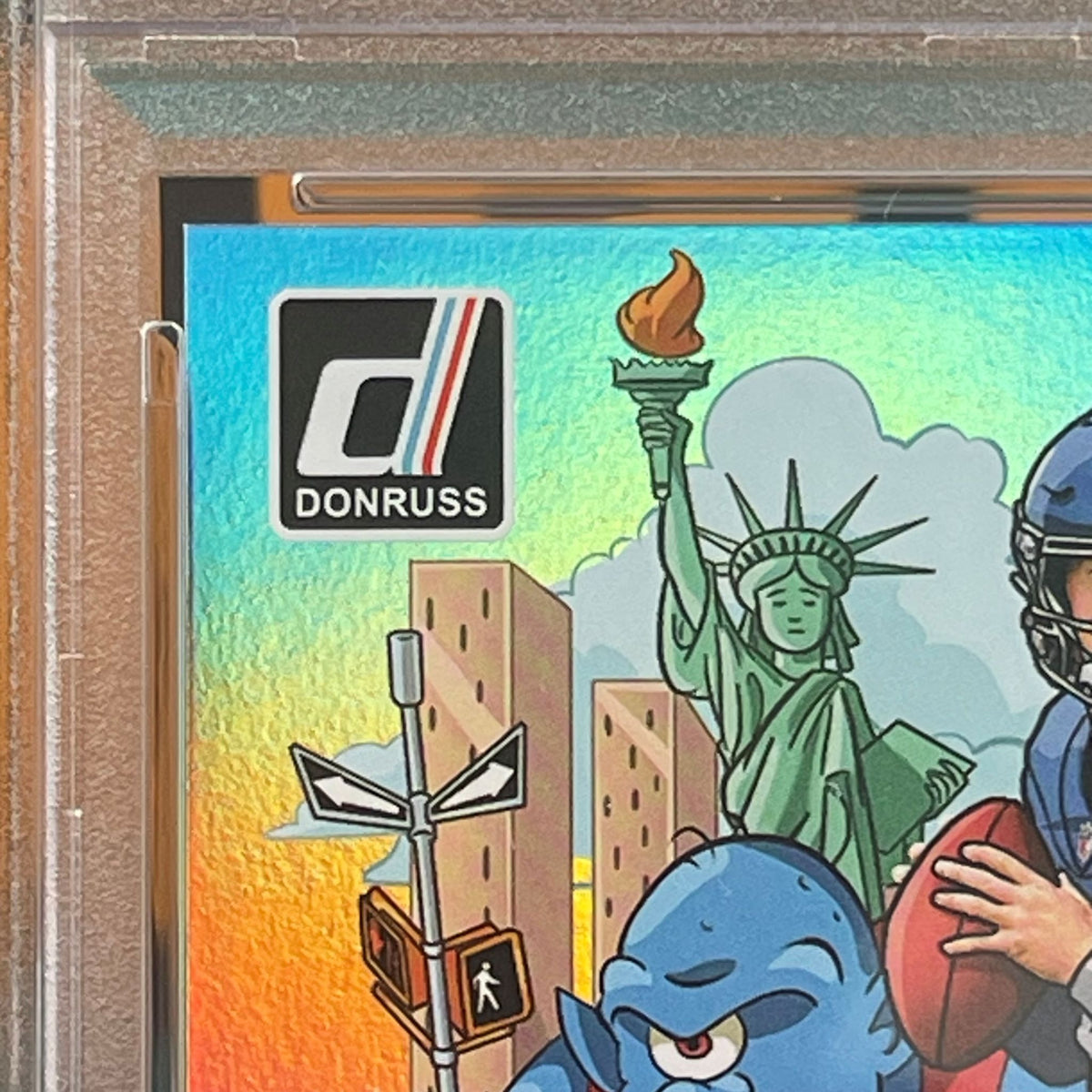 2025 Donruss Jaxson Dart SSP Downtown Insert #14 RC PSA 10 New York Giants Rookie Card
