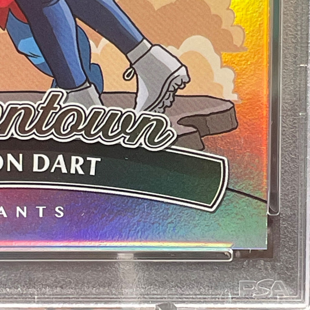 2025 Donruss Jaxson Dart SSP Downtown Insert #14 RC PSA 10 New York Giants Rookie Card