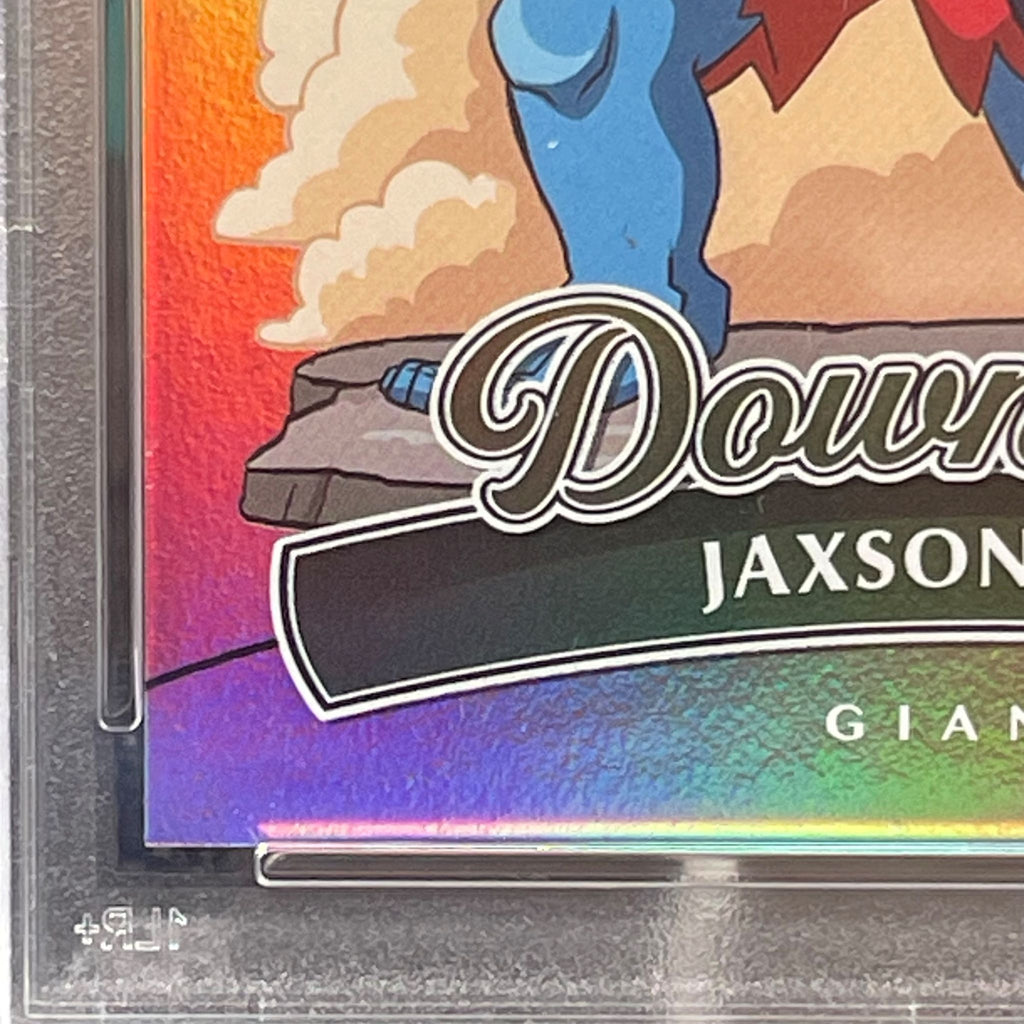 2025 Donruss Jaxson Dart SSP Downtown Insert #14 RC PSA 10 New York Giants Rookie Card
