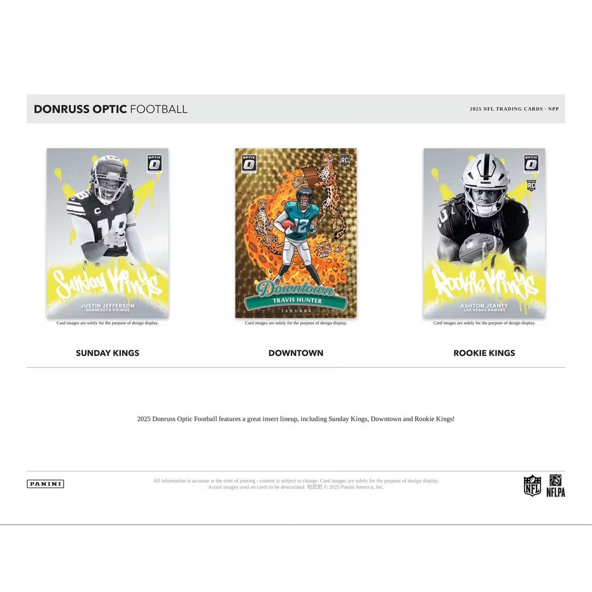 2025 Panini Donruss Optic NFL Football Jumbo Value Box