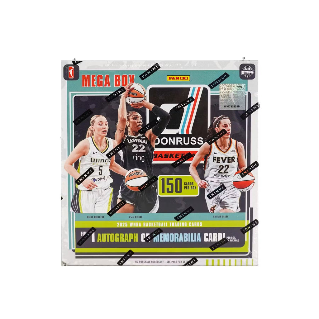 2025 Donruss WNBA Basketball Mega Box – Find 1 Autograph or Memorabilia Card! Per Box, On Average