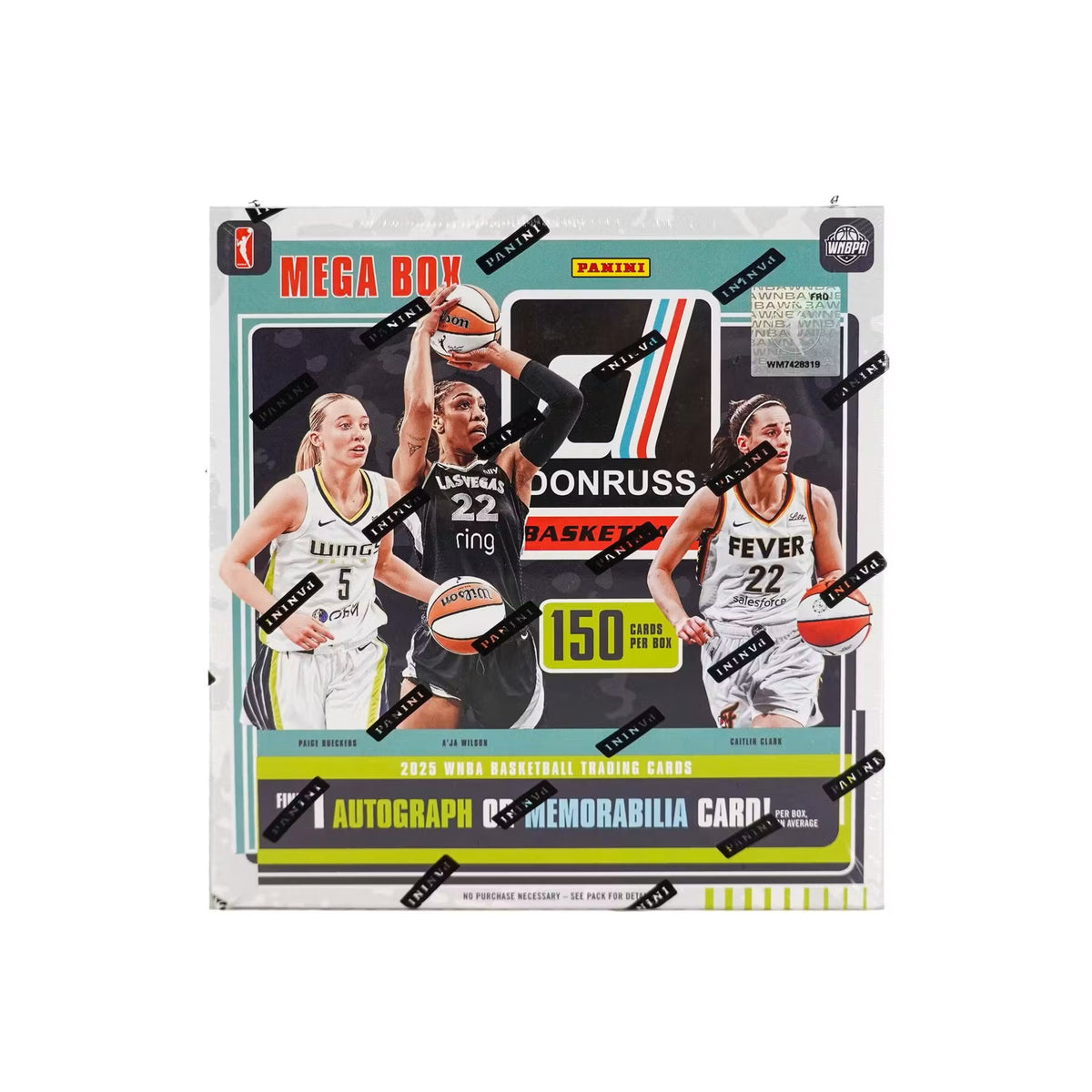 2025 Donruss WNBA Basketball Mega Box – Find 1 Autograph or Memorabilia Card! Per Box, On Average