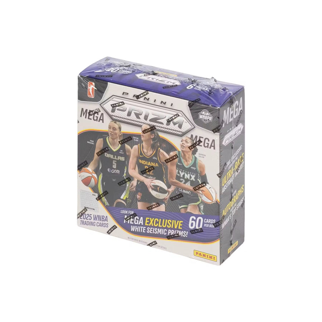 2025 Panini Prizm WNBA Basketball Mega Box – White Seismic & SSP Abstract