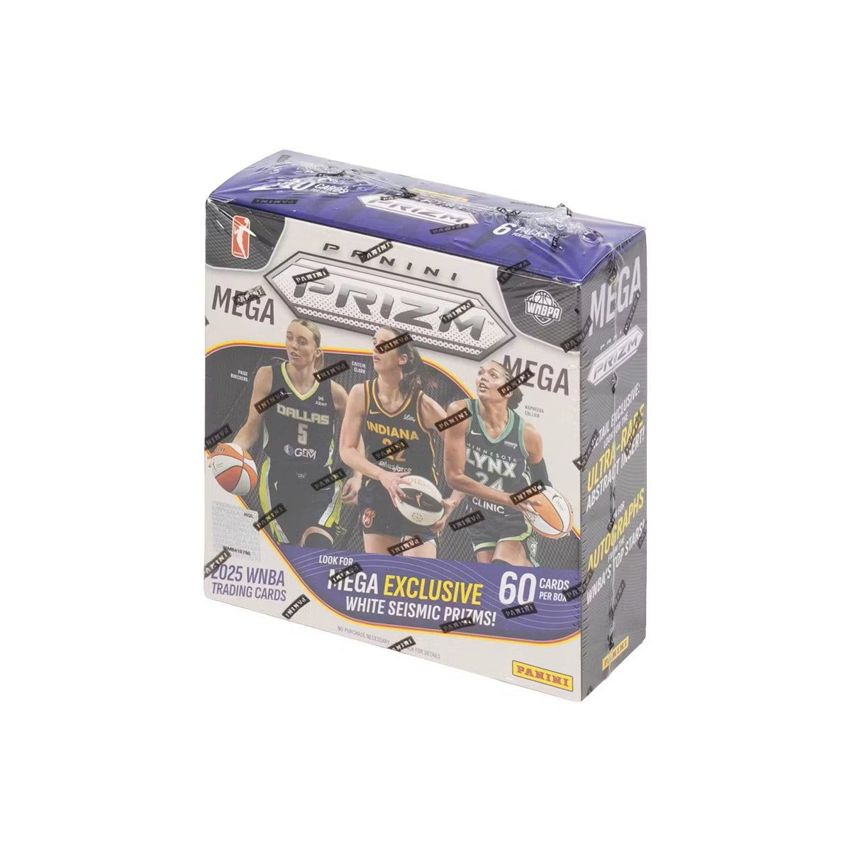 2025 Panini Prizm WNBA Basketball Mega Box – White Seismic & SSP Abstract