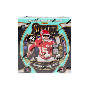 2025 Panini Select NFL Football Mega Box – Pink Prizm Shock Parallels