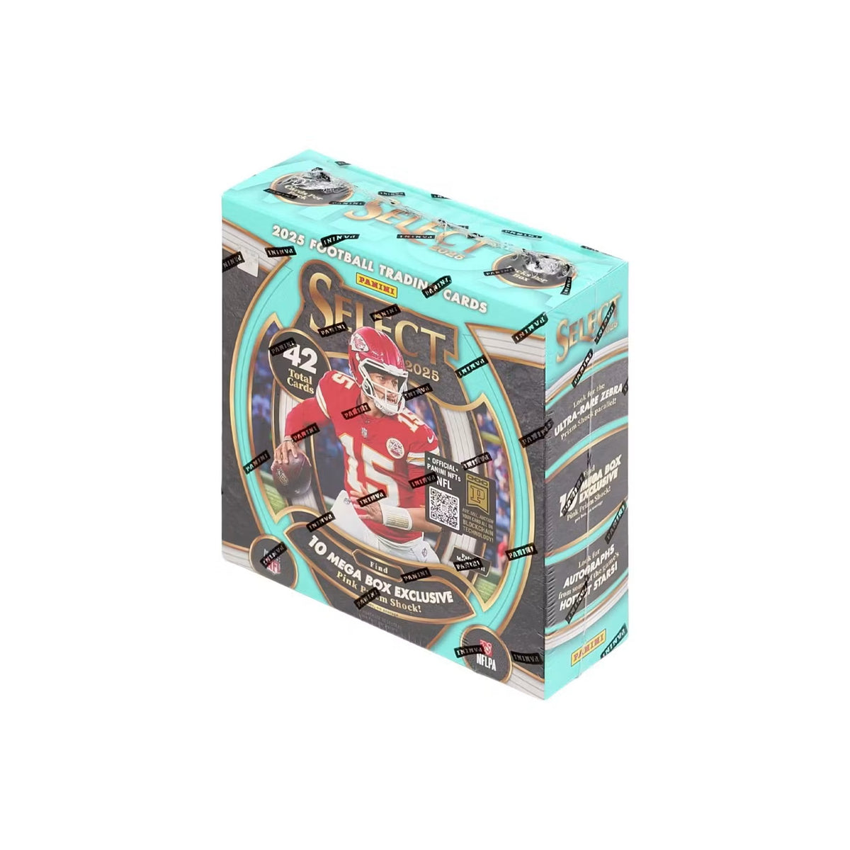 2025 Panini Select NFL Football Mega Box – Pink Prizm Shock Parallels