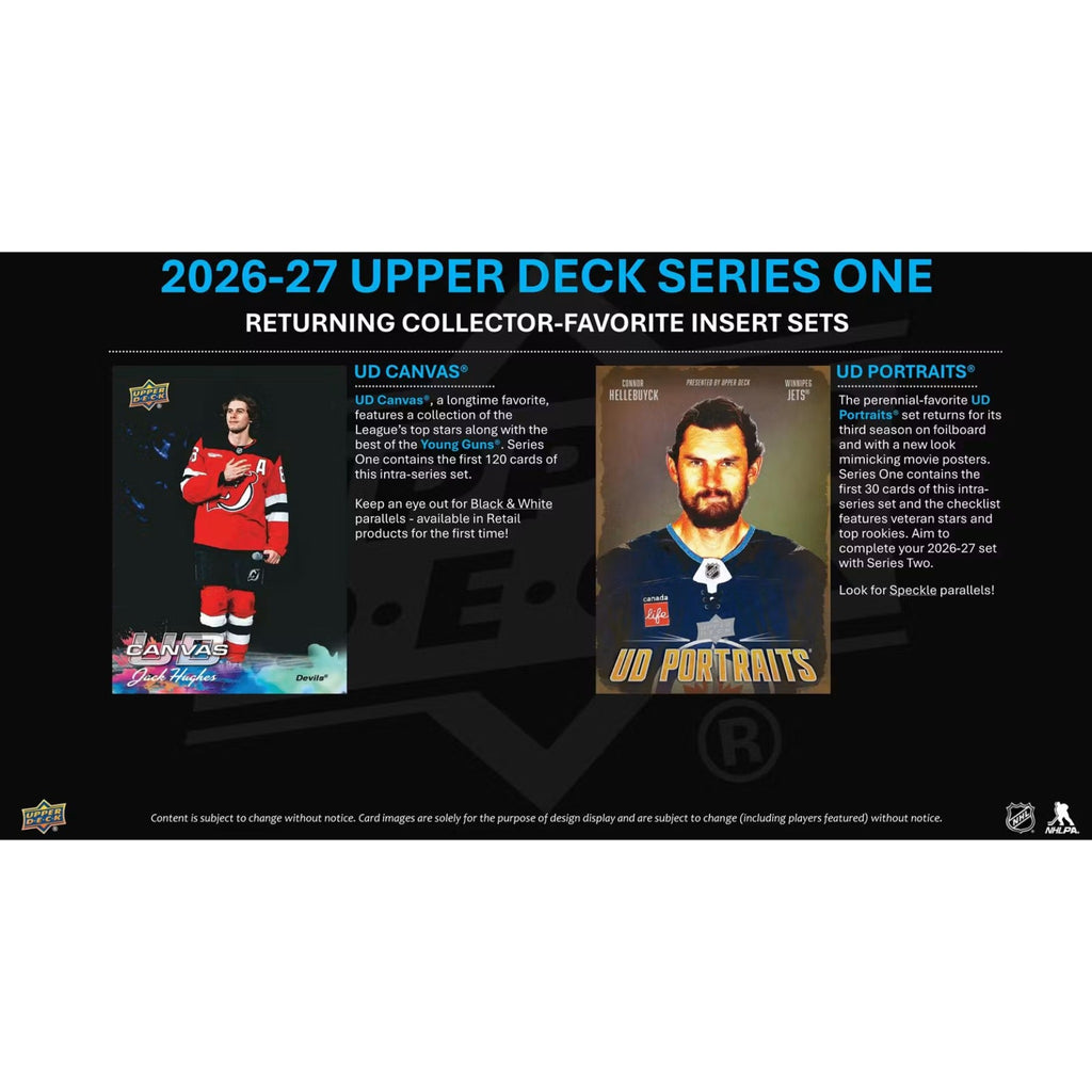 2026-27 Upper Deck Series 1 Hockey Blaster Box