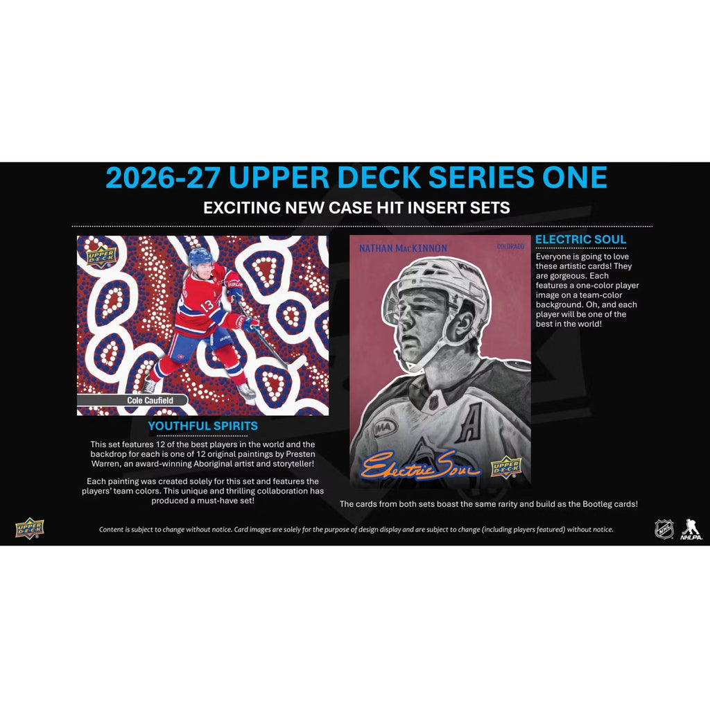 2026-27 Upper Deck Series 1 Hockey Blaster Box