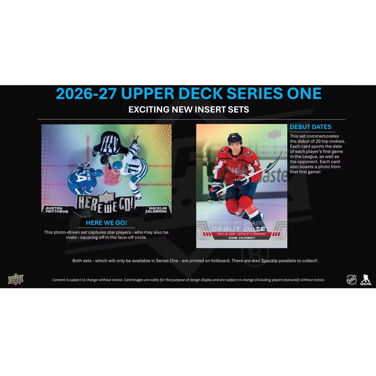 2026-27 Upper Deck Series 1 Hockey Blaster Box