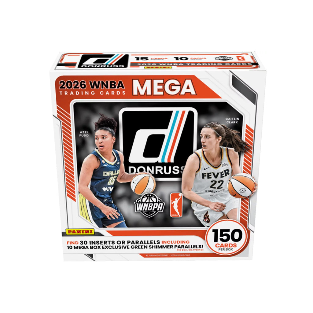 2026 Donruss WNBA Basketball Mega Box – New! Look for the Ultra-Rare Downtown Inserts