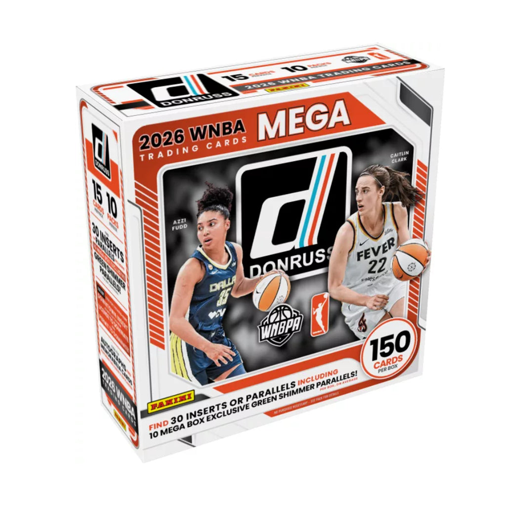 2026 Donruss WNBA Basketball Mega Box – New! Look for the Ultra-Rare Downtown Inserts